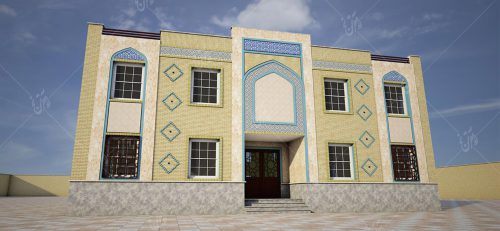 نمای سنتی ساختمان مرکز آموزش