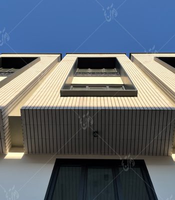 نمونه پروژه نمای آجری ساختمان با آجر سفید نما (10)