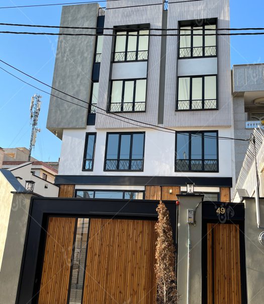 نمای مدرن با آجر سفید نسوز