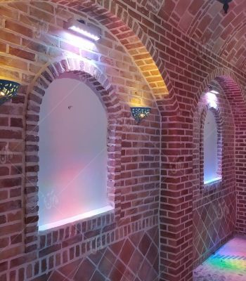 دیوار سنتی آجری ایرانی